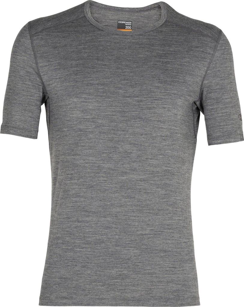 ICEBREAKER Men Merino 200 Oasis SS Crewe GRITSTONE HTHR-013 GRITSTONE HTHR-013 XL