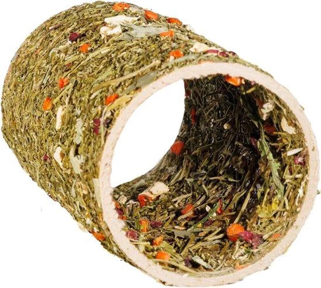 Tunnel herbes aromatiques et foin pour petits animaux - Sans céréales