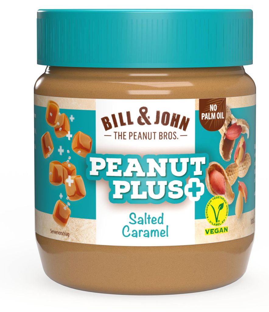 BILL & JOHN Peanut Butter + Salted Caramel, 350g Produktbild 
