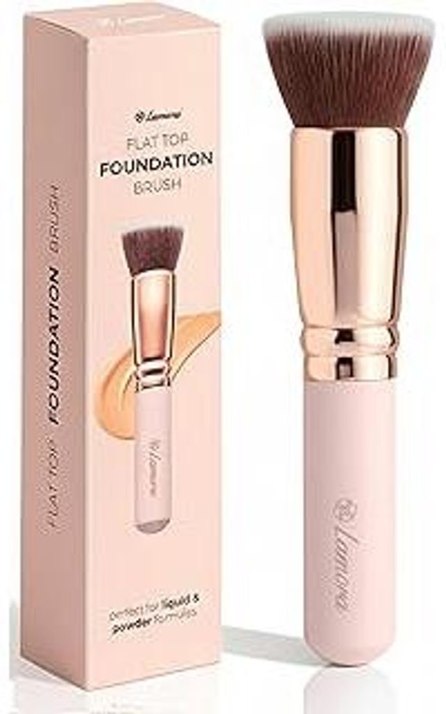 Make-Up Pinsel Kabuki Schminkpinsel Kosmetikpinsel - Foundation Pinsel - Ideal für Cremige, Pudrige oder Flüssige Foundation - Dichte Synthetisch...