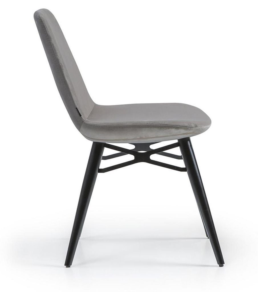 Designer Modern Grau Stuhl Möbel Einrichtung Luxus Neu Esszimmer