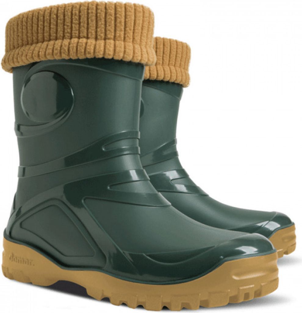 Gumáky / holínky Demar Young fur khaki s teplou vložkou 327 Obrázek produktu 