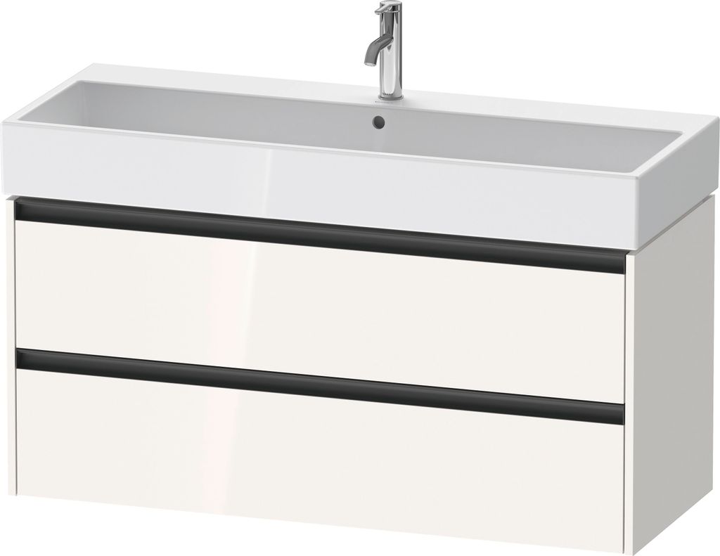 Duravit Ketho.2 Waschtischunterbau wandhängend, 2 Schubkästen, 1184x440x460mm, für Vero Air 235012, K25279022220000