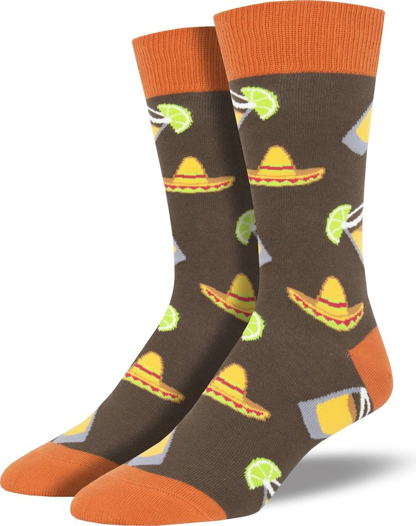 Socksmith - Fiesta Friday / Fiesta Herren Socken - braun Gr. 43 - 46. No boring Socks!