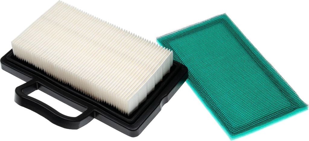 vhbw 1x Vorfilter, 1x Luftfilter Ersatz für John Deere MIU11286, GY21056, GY20575, LG499486S, G99486S für Rasentraktor - 2-tlg. Filter-Set