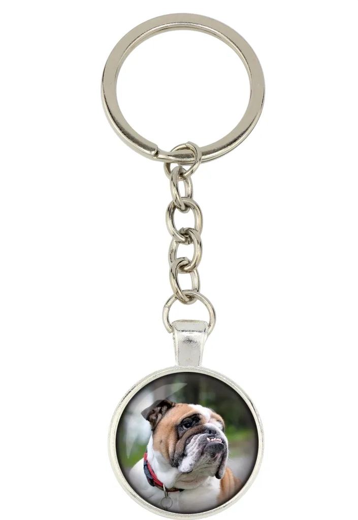 Ciondolo Borsa Bulldog Inglese Art-Dog - Accessorio Lusso con Foto