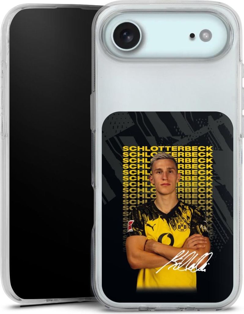 DeinDesign Handyhülle für Apple iPhone Air Silikon Hülle Case Smartphone Schutzhülle BVB Borussia Dortmund Nico Schlotterbeck