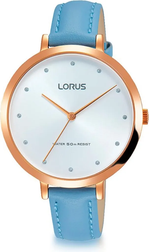 Regala un Lorus RG232MX9 - Orologio Donna con Cristalli e Pelle Blu