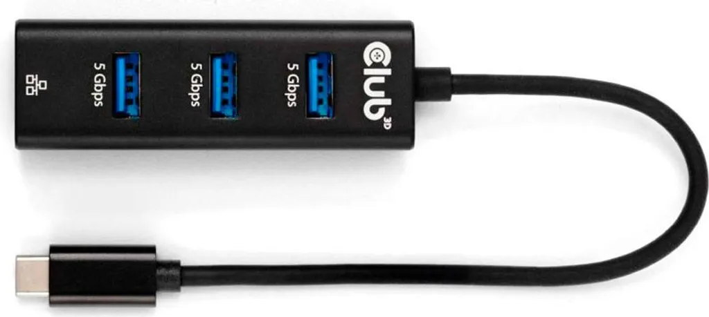 Plus assez de ports USB-A ? Voici le Hub USB-C 3.2 3 Ports Club3D 1Gbps