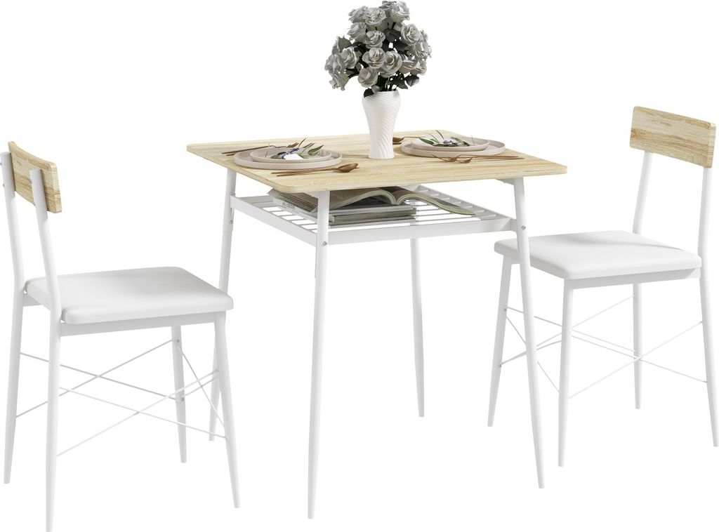 HOMCOM Ensemble table et chaises, table de cuisine avec Image du produit 