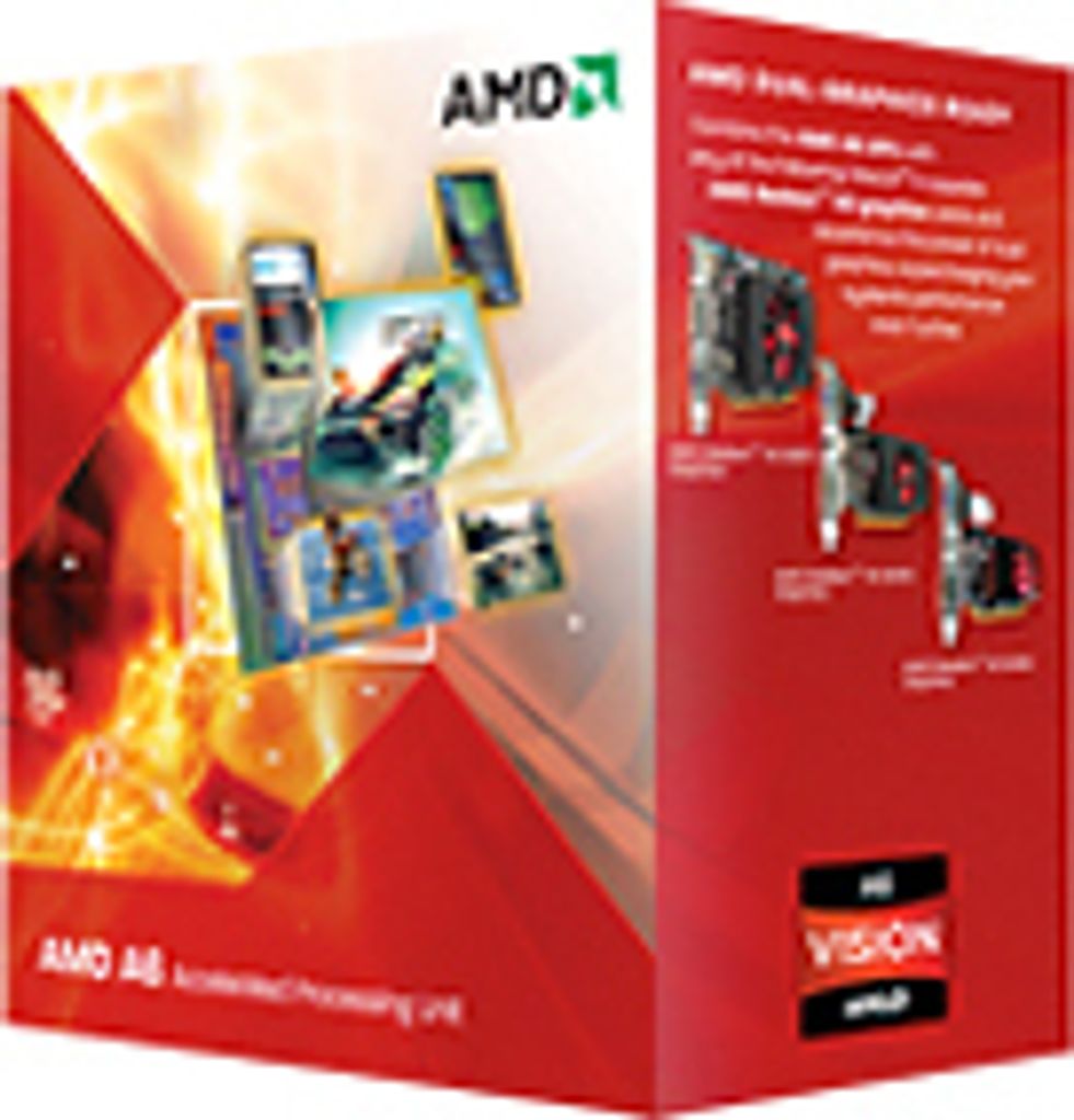 AMD A series A4-3400, AMD A4, Socket FM1 uPGA, 32 nm, Box, Produktbild 