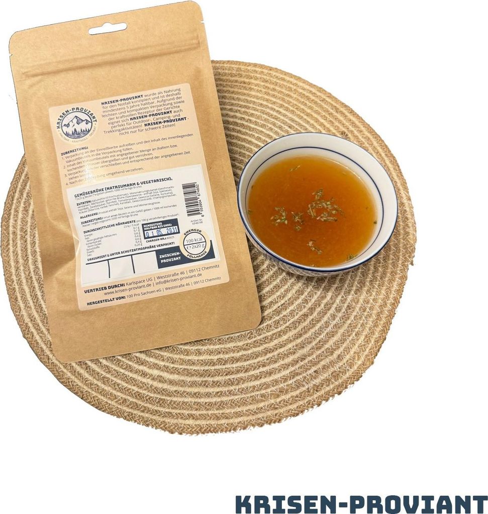 Krisen-Proviant - Gemüsebrühe (natriumarm) Produktbild 