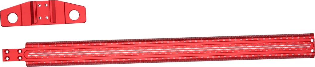 Outil de Traçage et Règle en T 500mm en Aluminium pour Travail du Bois