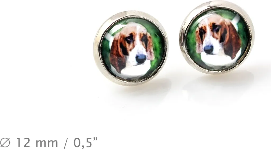 Set Art-Dog Basset Hound: Gioielli Artigianali Collana e Orecchini