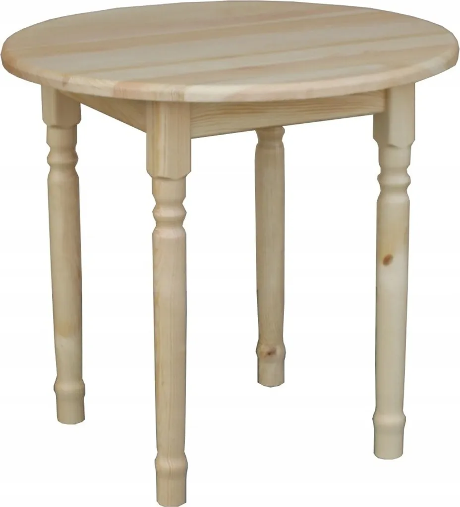 Table de salle à manger en bois massif 60x60x76 cm design scandinave