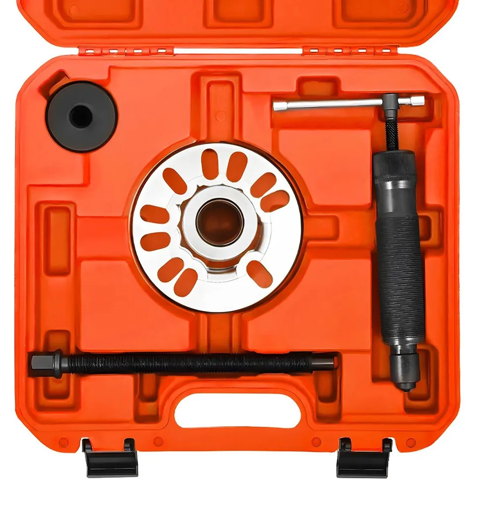 Presse hydraulique de moyeu pour voiture et camion 10 tonnes rouge