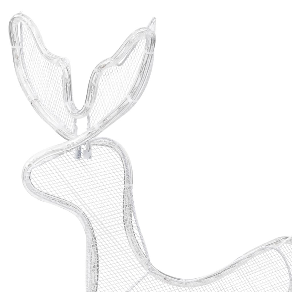 vidaXL LED-Rentier mit Schlitten und Mesh 432 LEDs Produktbild 