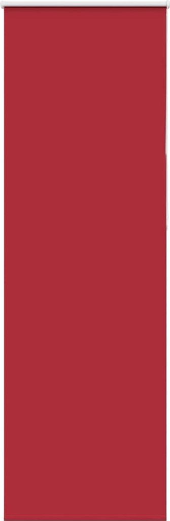 vidaXL Verdunkelungsrollo Rot 85x210 cm Stoffbreite 80,7 cm Polyester