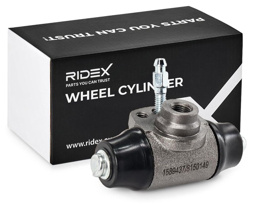 RIDEX Radbremszylinder Trommelbremse Hinten beidseitig für VW GOLF III (1H1) 277W0010