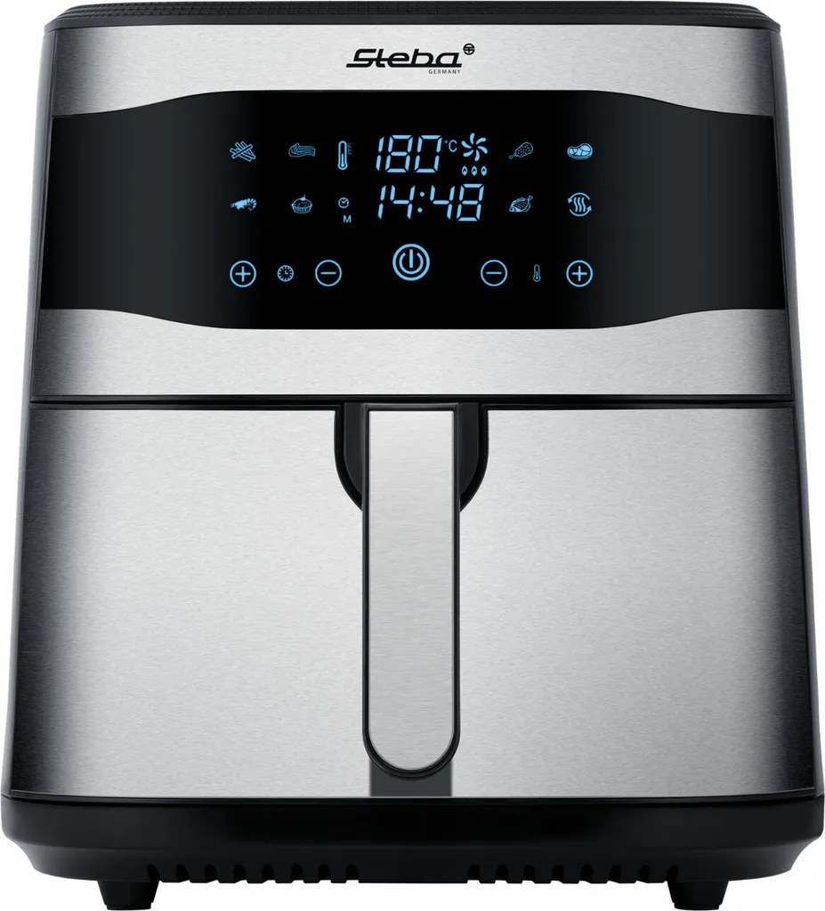 Steba HF8000 Friteuse à air 8L XXL : Fini les odeurs de friture Noir
