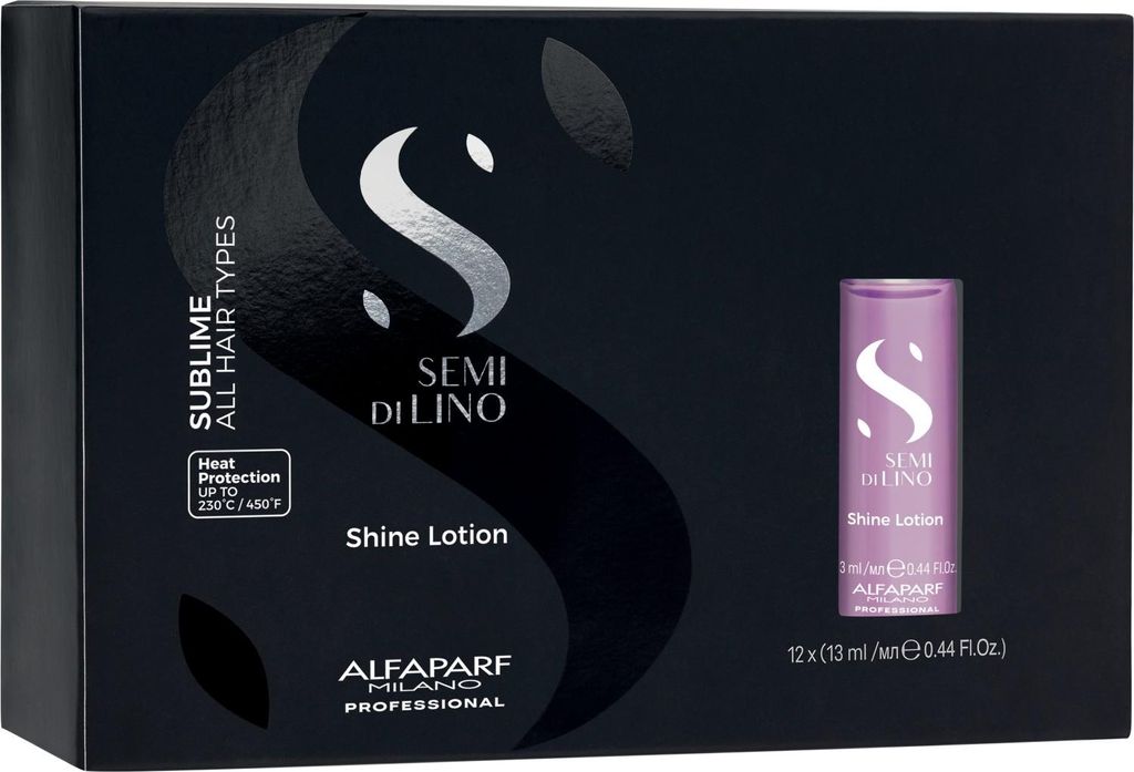 Alfaparf Milano Semi Di Lino Sublime Shine Lotion 12x13ml
