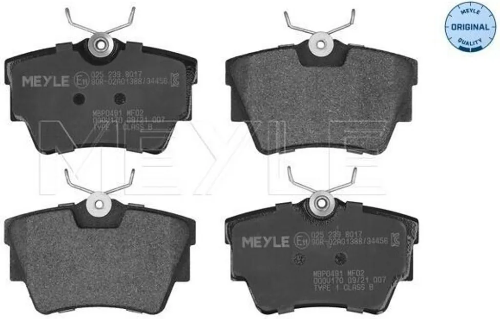 MEYLE Plaquettes Frein Arrière OE 6000620052 pour Nissan Primastar Vivaro