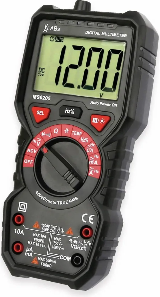 Multimètre VA LABS MS0205 True RMS pour corriger vos pannes électriques - 2