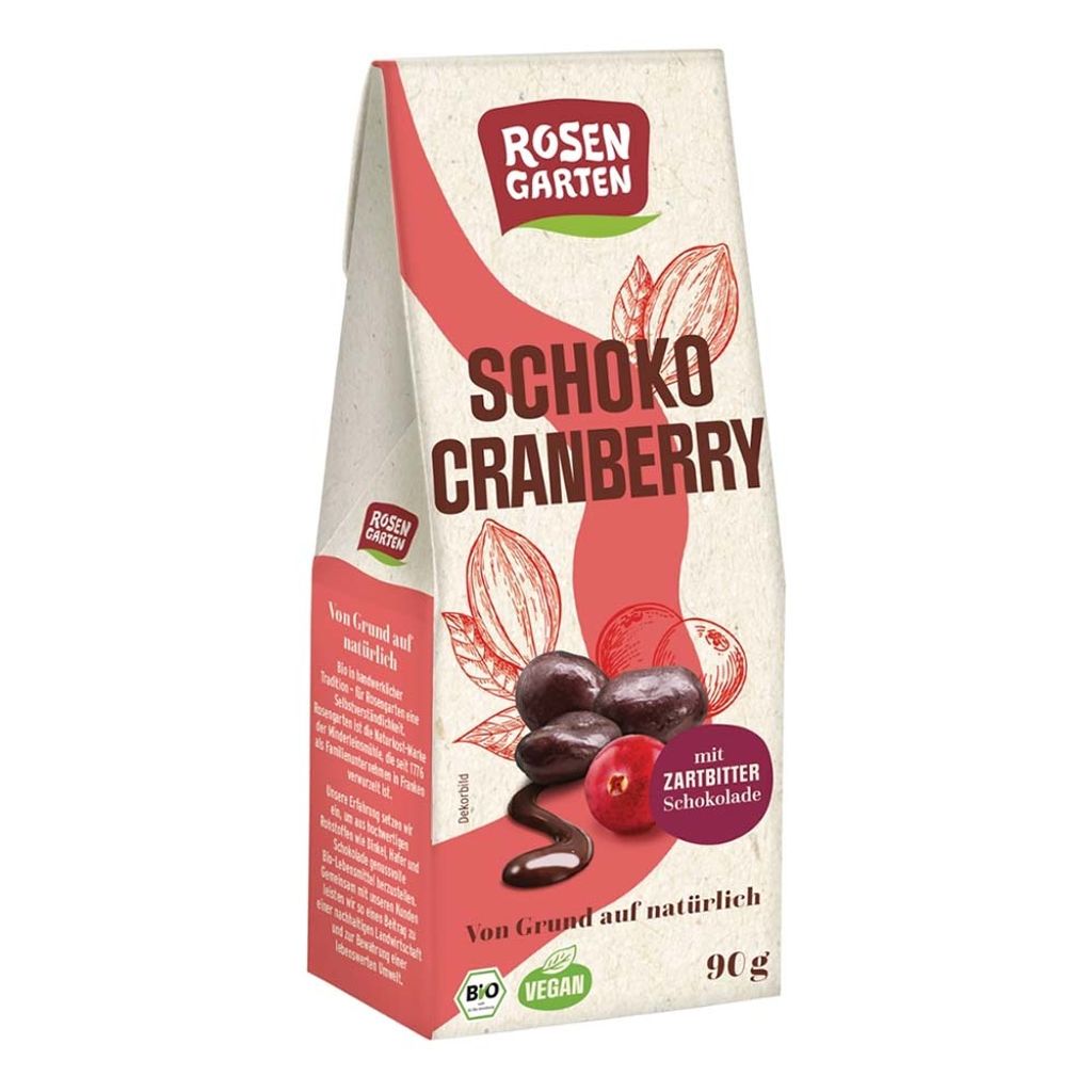 Rosengarten - Schoko-Cranberry - 90g