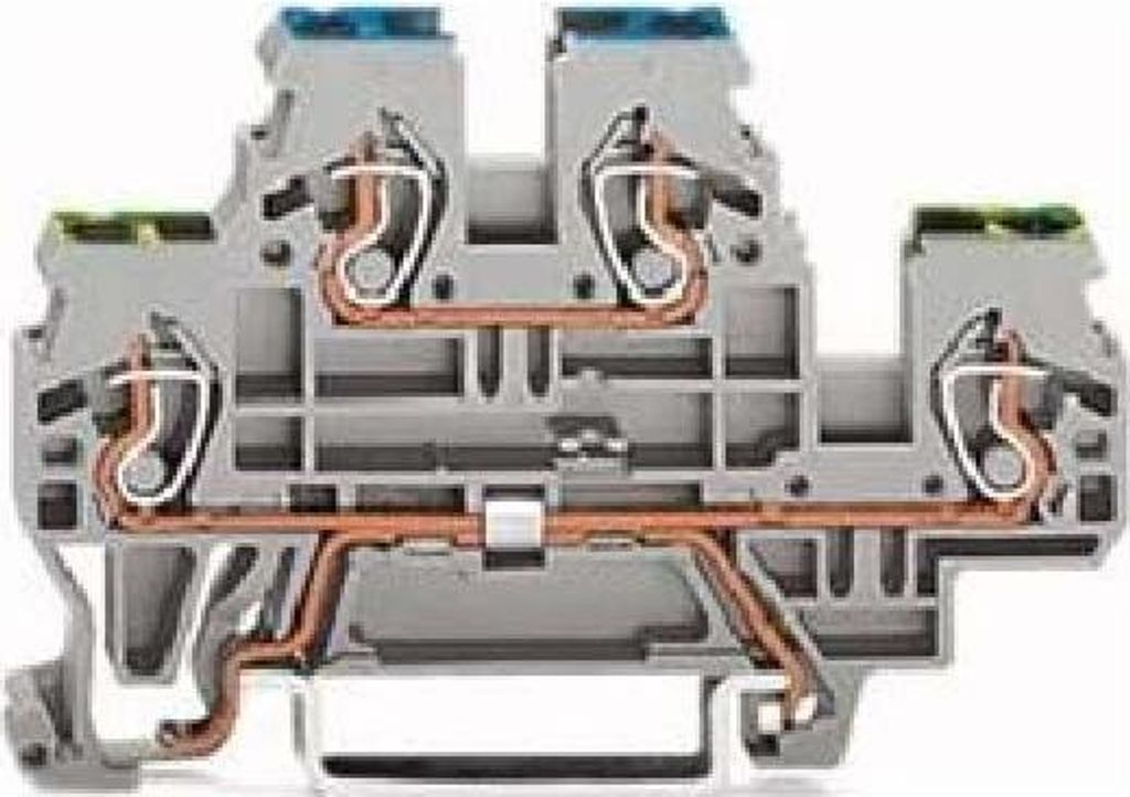 25 Stück Abschluss-/Zwischenplatte 0,08-2,4qmm grau 870-518