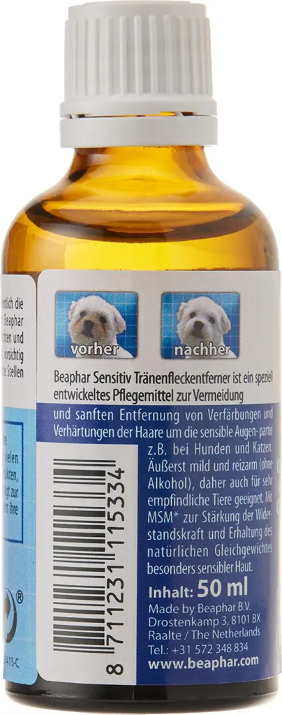 Beaphar Smacchiatore per lacrime 50 ml - 9
