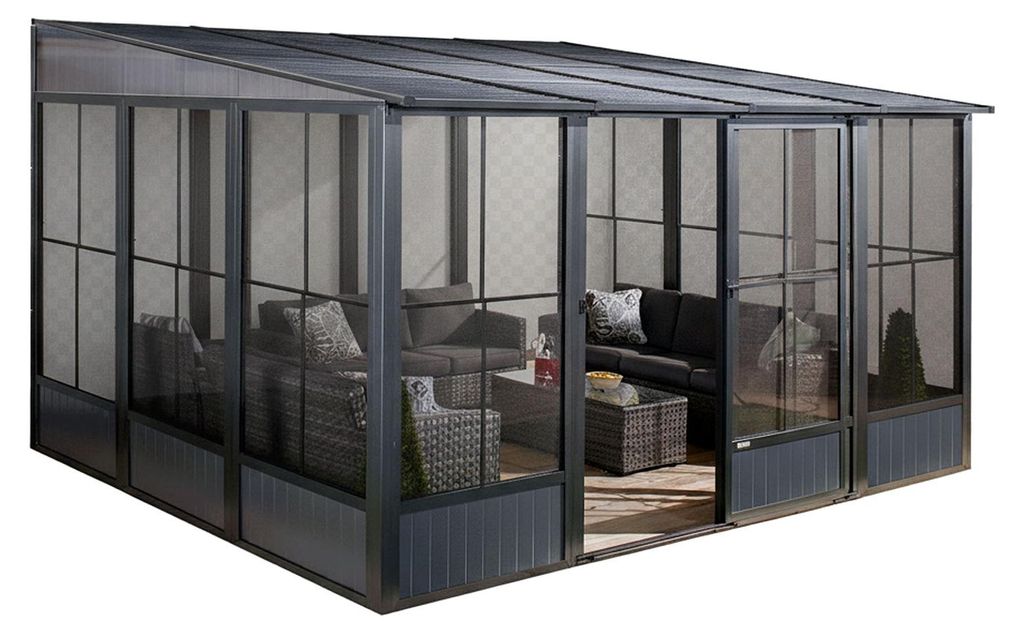 Sojag Charleston Mural 10x13 anthracite 309 x 404 x 244 cm Image du produit 