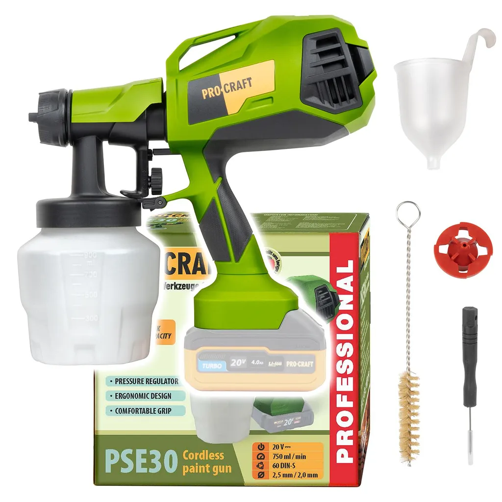 Pistolet à peinture électrique Procraft PSE30bb pour rénover vos façades