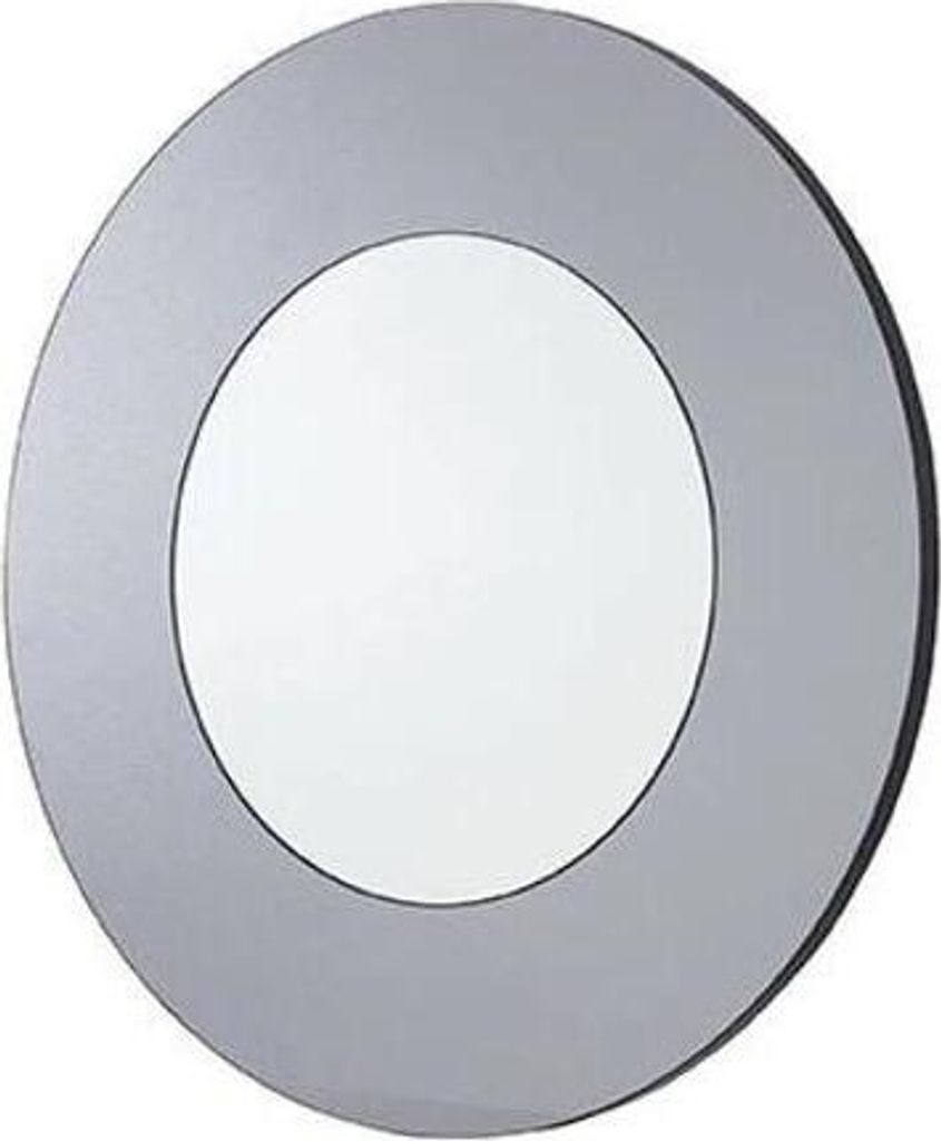 Rund Spiegel Modern Wandspiegel Design Grau Wohnzimmer Neu Einrichtung