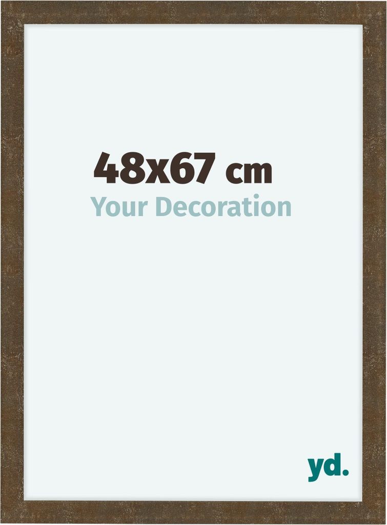 Bilderrahmen, 48x67 cm, Gold Antik, MDF, Como