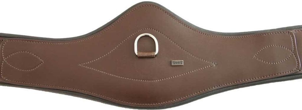 T.de.t First Anatomical Leather Sattelgurte Braun 105 cm Braun 105 cm