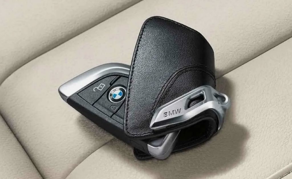 BMW Schlüsseletui schwarz Etui Key-Bag Case Schlüsseltasche Produktbild 