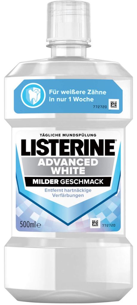 Listerine Advanced white Mundspülung 500 ml Produktbild 