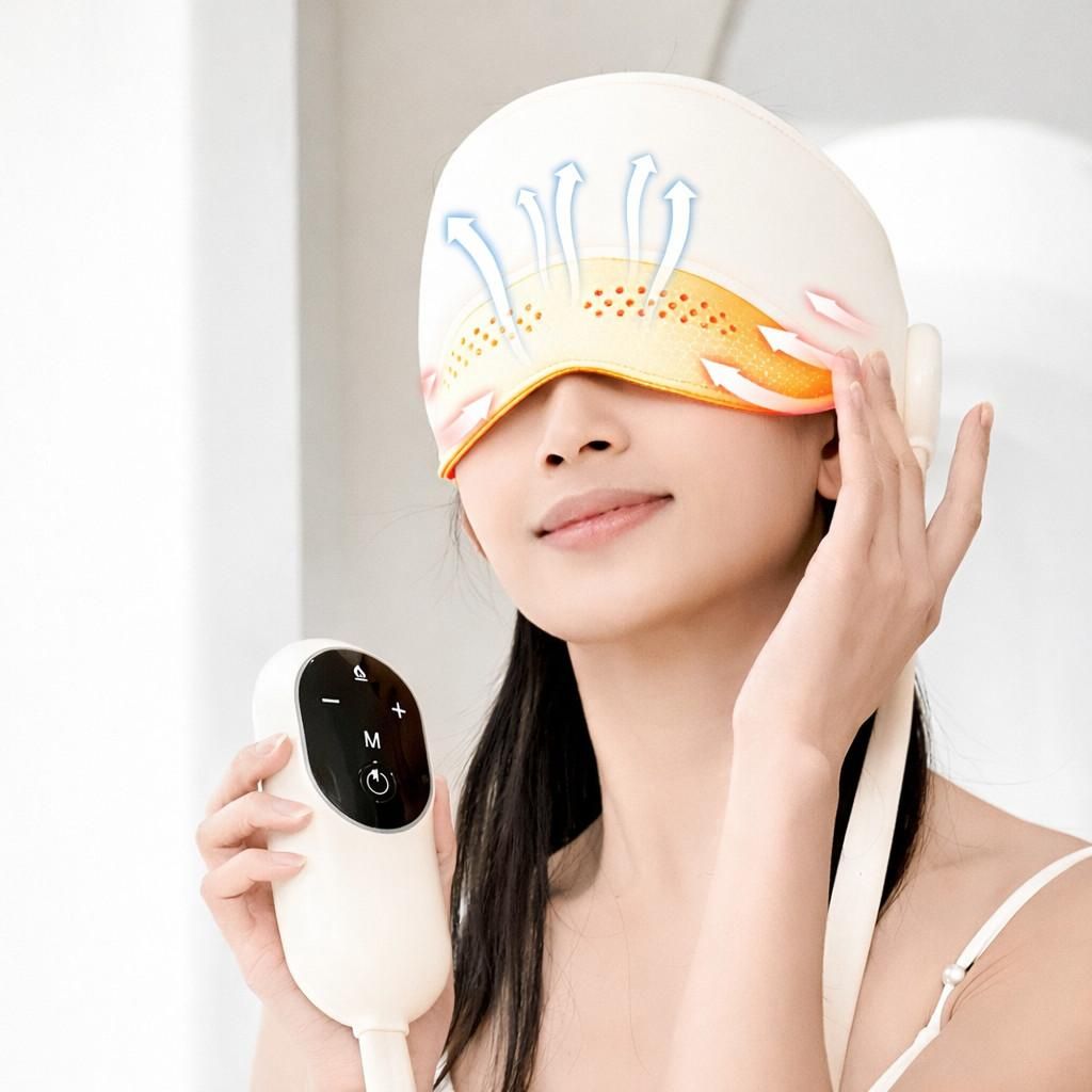 INF: Hoofdmassageapparaat met luchtkussencompressie en Productafbeelding 