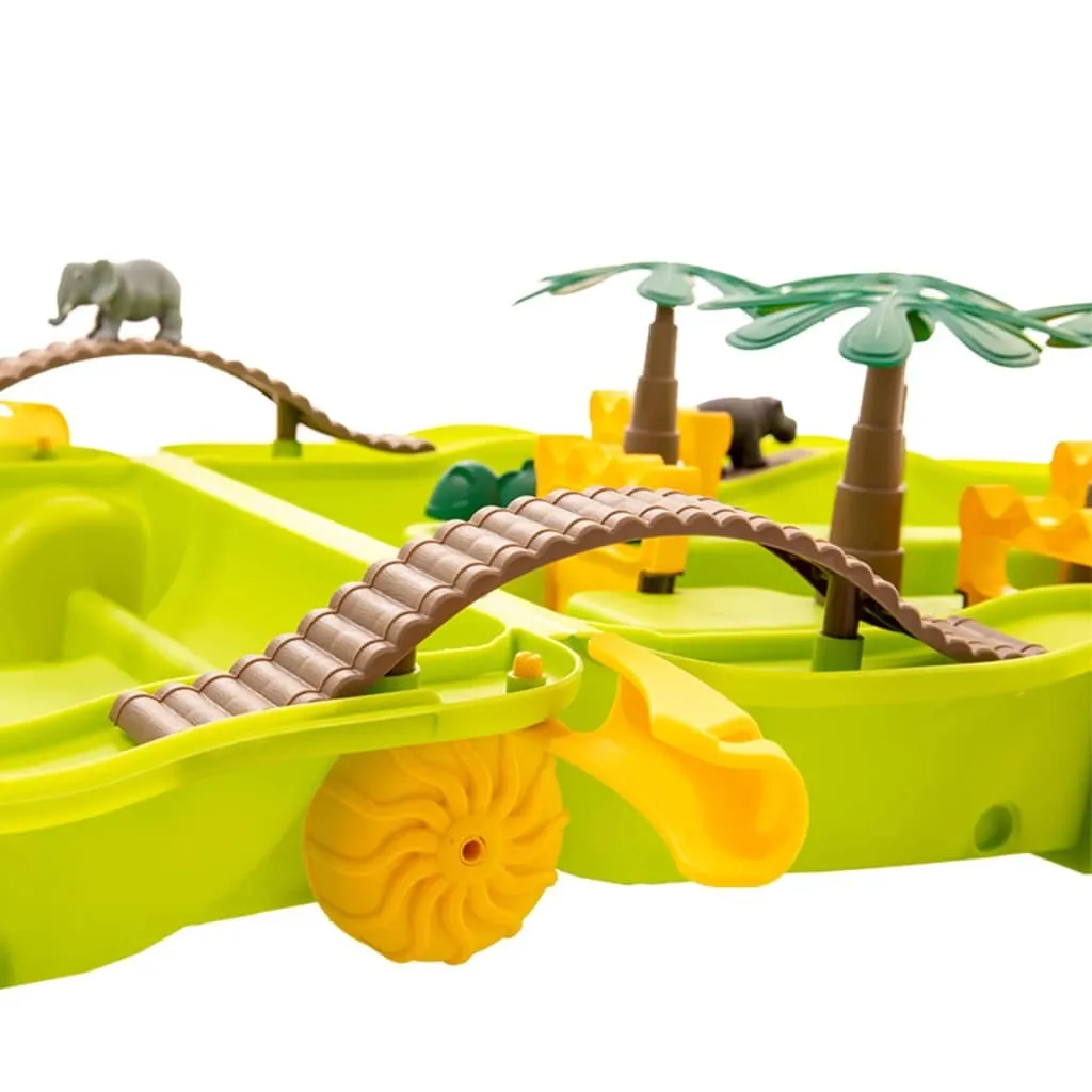 Table de Jeux d'Eau Jungle 66cm - Coffret Polypropylène pour Jardin - 4