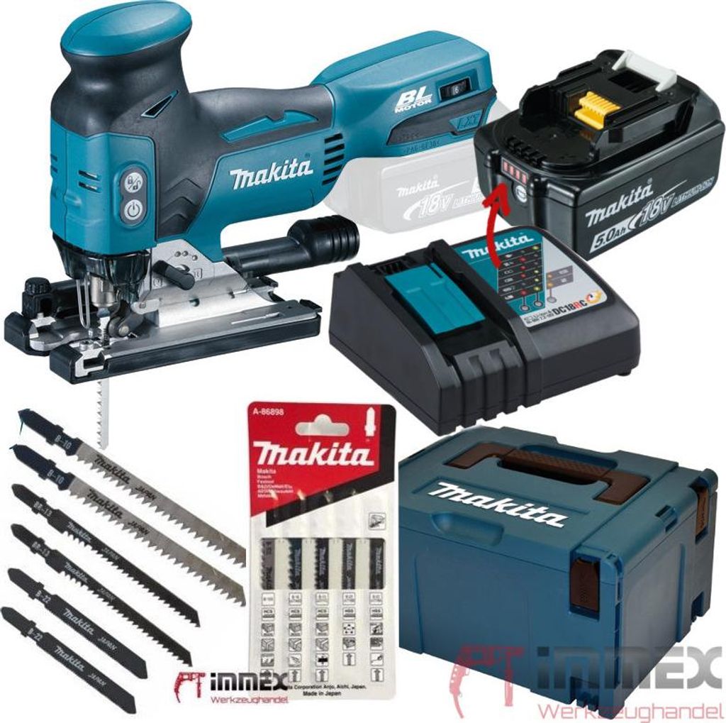 Makita Akku-Stichsäge 18V DJV181RT1J Produktbild 