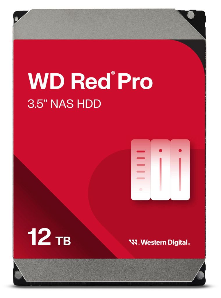 Western Digital Red Pro , 12 TB, 7200 RPM, 512 MB, 3.5", Zdjęcie produktu 