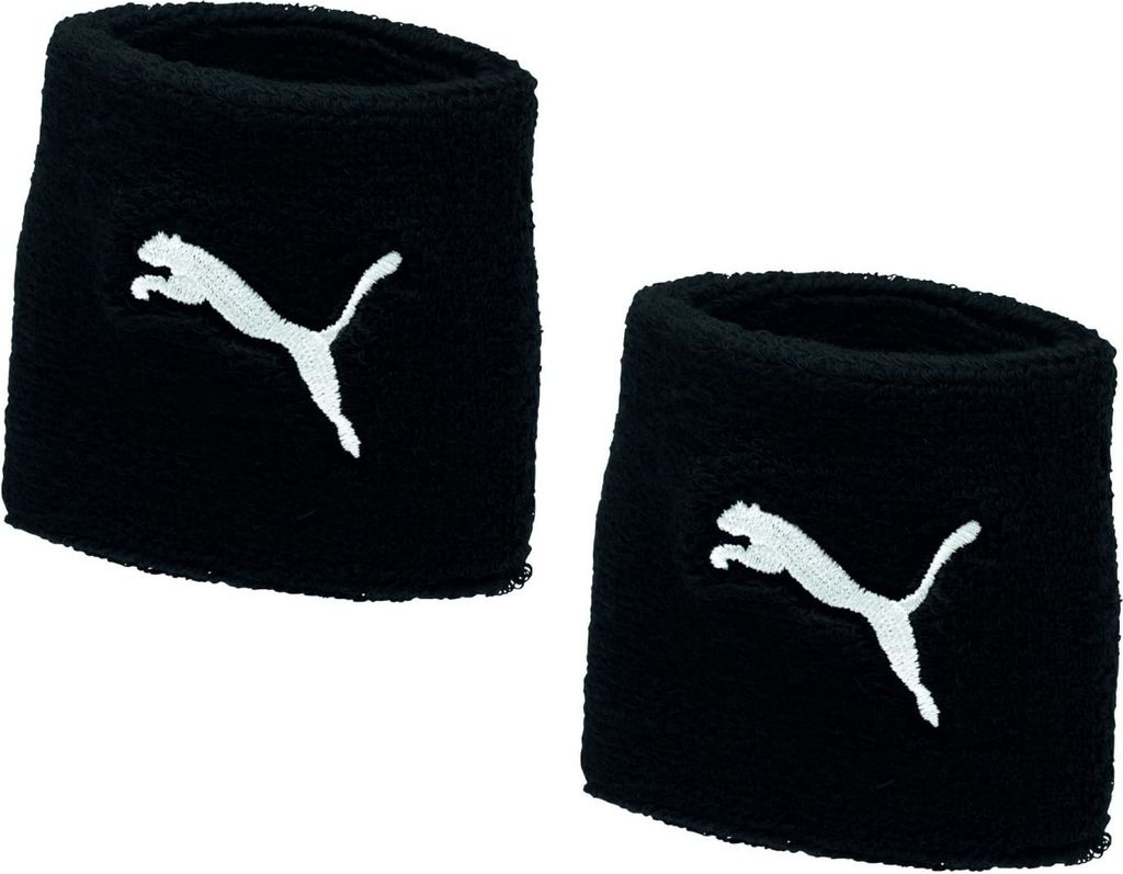 PUMA 2er Pack Cat Wristband, Schweißband, Running & Training, Logo, Unisex