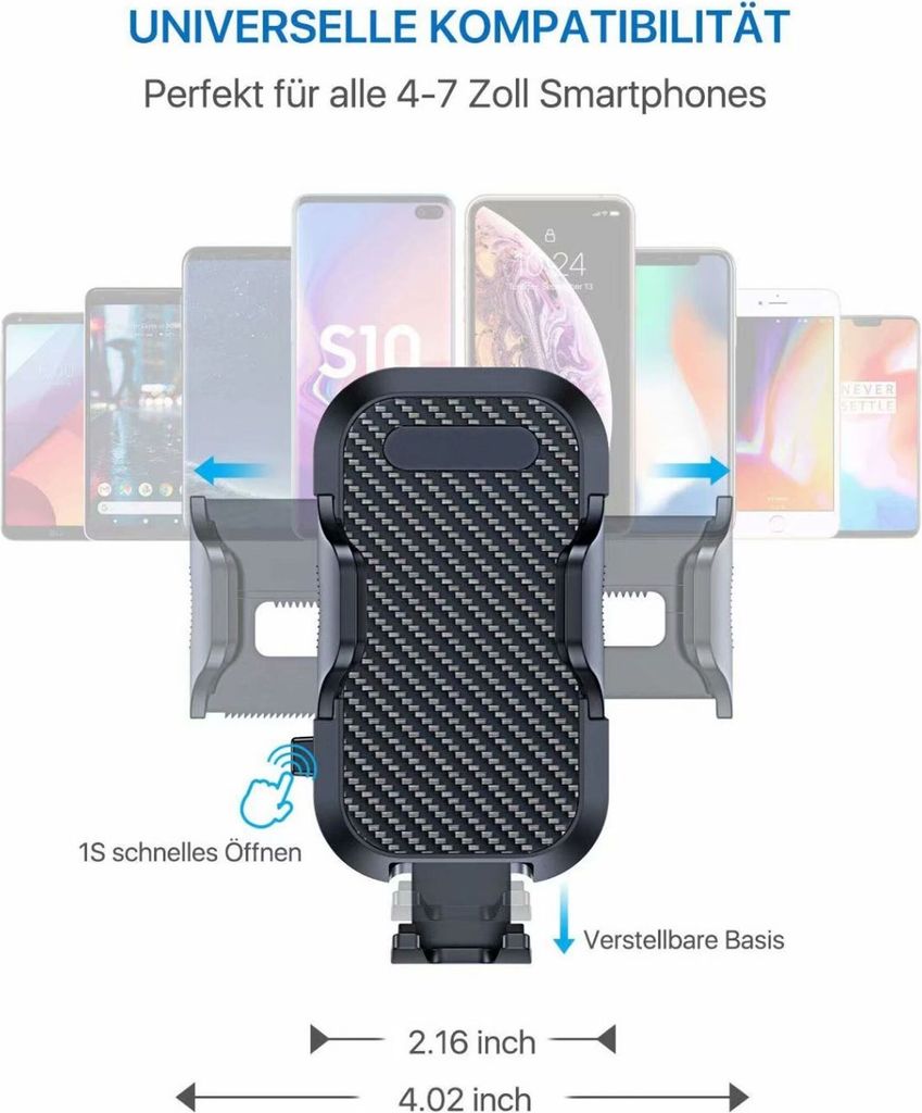 Držák mobilního telefonu do auta Držák do ventilace a Obrázek produktu 5