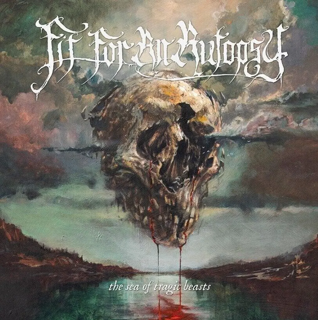 Fit For An Autopsy The Sea of Tragic Beasts Vinyle Splatter Blanc Vert