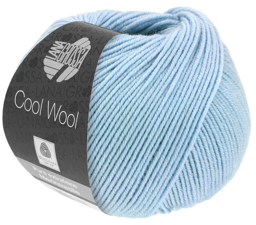 Lana Grossa - Cool Wool 0430 himmelblau Produktbild 
