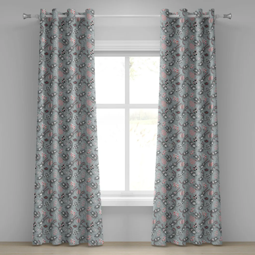 ABAKUHAUS Tenda Pasquale con Occhielli 280x225 cm | Set Completo