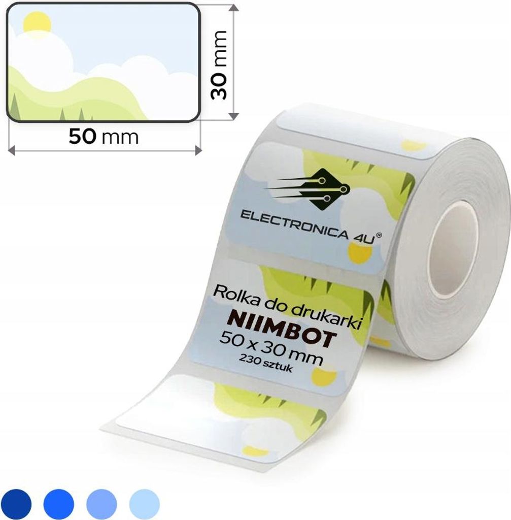 Selbstklebende Etiketten Thermosticker Niimbot B1 B4 B21 B21_Pro B3S B31 50x30