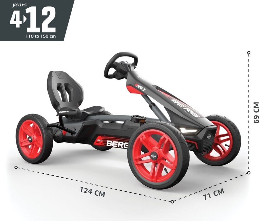 BERG Gokart Rally 2.0 APX schwarz / rot BFR-3 Produktbild 5