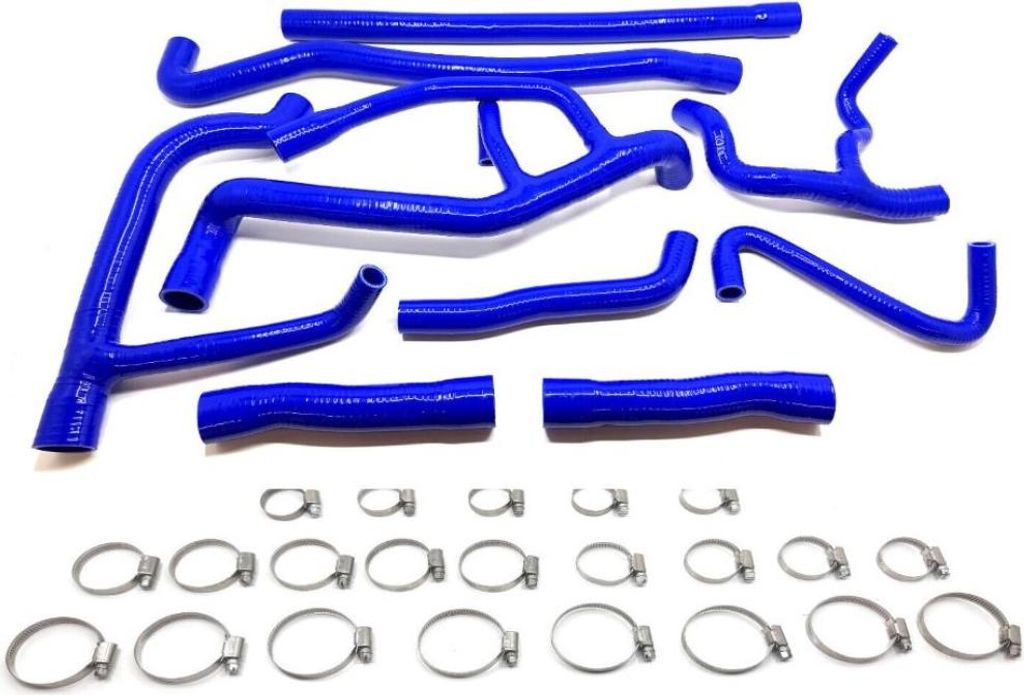 Kühlwasserschlauch Kit BLAU Gew. Silikon für VW Bus T3 1.6 + 1.7l TD KY 1Y AAZ