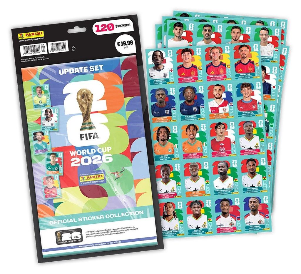 2026 FIFA World Cup Sticker Update Set DE Image du produit 